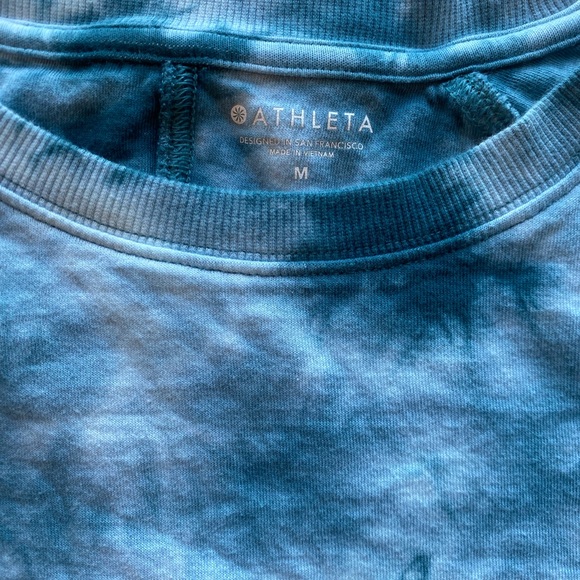 Athleta Sundown Tie Dye Crew Neck - Picture 3 of 5